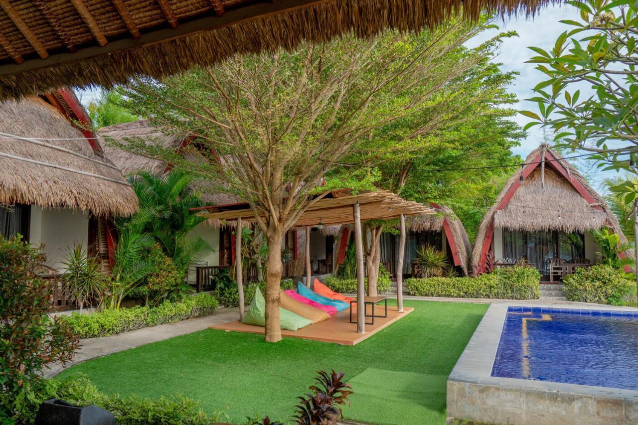 Krisna Bungalows And Restaurant Sekotong Exteriér fotografie
