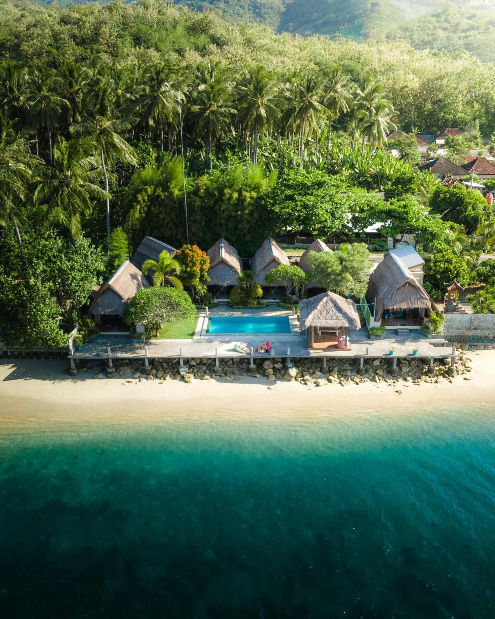 Krisna Bungalows And Restaurant Sekotong Exteriér fotografie