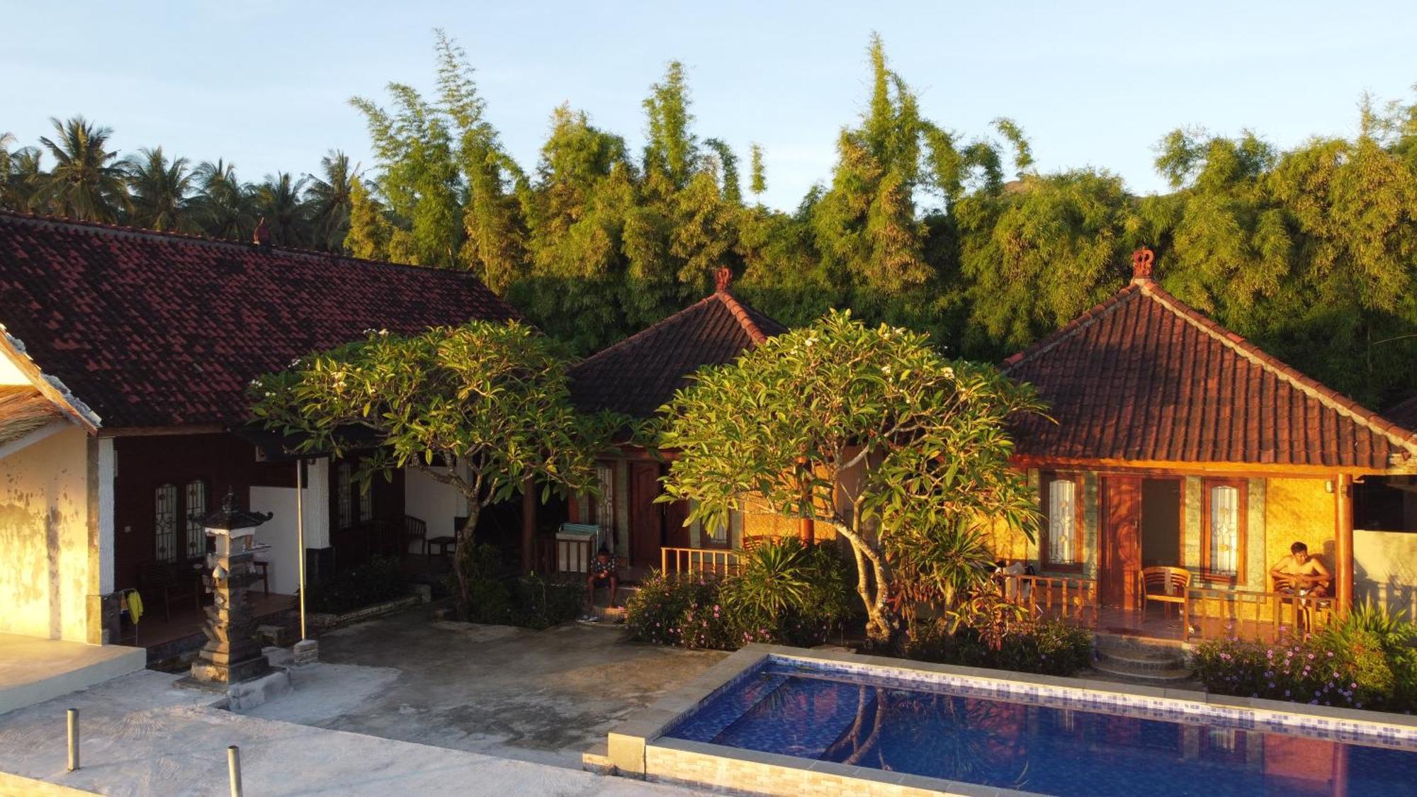 Krisna Bungalows And Restaurant Sekotong Exteriér fotografie